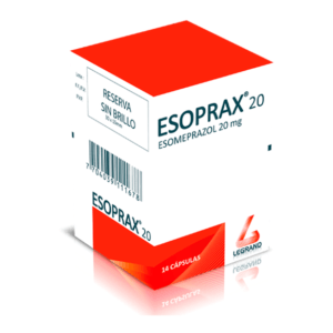 Esoprax esomeprazol para el tratamiento de la gastritis y reflujo - Legrand