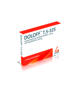 DOLOFF 7.5/325 mg TABLETAS CAJA X 10