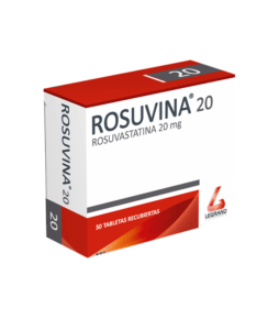 ROSUVINA 20mg TABLETAS CAJA X 30