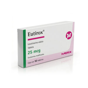 EUTIROX 25 MCG CAJA 50 TABLETAS