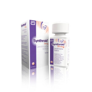 SYNTHROID 25 MCG FRASCO 90 TABLETAS