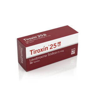 TIROXIN 25 MCG CAJA 50 TABLETAS