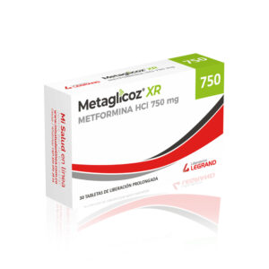 METAGLICOZ XR 750 mg TABLETAS CAJA X 30